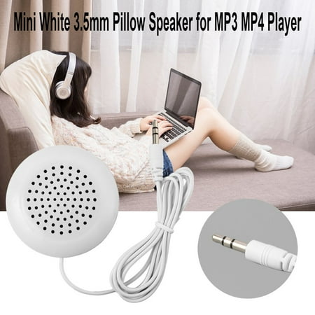 DIY 3.5mm Mini Louder Speakers Music Pillow Stereo Speaker for MP3 Phone for iPhone for iPod Touch CD Sleeping Use 
